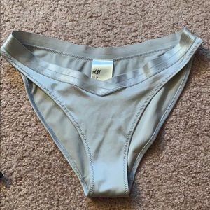H&M Silver Swim Bottoms